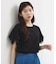 【二の腕カバー、UV/ひんやり】涼しく華やかに、レースレイヤードスリーブTシャツ