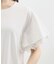 【二の腕カバー、UV/ひんやり】涼しく華やかに、レースレイヤードスリーブTシャツ