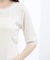 【ひんやり・UVカット】チュールトリミング5分袖Tシャツ