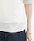 【ひんやり・UVカット】チュールトリミング5分袖Tシャツ