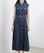 大人気！デニムフレアワンピース