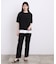 【ひんやり・UVカット・洗濯機◎】Tシャツ感覚で着られるコットン混ニット