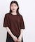 【ひんやり・UVカット・洗濯機◎】Tシャツ感覚で着られるコットン混ニット