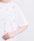 フラワーモチーフスパンコールTシャツ