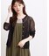 高評価！【洗える／名品】大人の透け感、シアーカーディガン