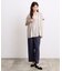 【体系カバー◎】レースデザインスキッパーブラウス