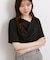 着るだけで旬顔 ドレープネックテレコTシャツ