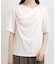 着るだけで旬顔 ドレープネックテレコTシャツ