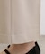 楽ちんできれい見え デニムライクストレッチドロストパンツ
