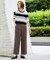 【選べる着丈/UVカット/接触冷感etc】センタープレス取れにくいワイドパンツ