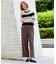 【選べる着丈/UVカット/接触冷感etc】センタープレス取れにくいワイドパンツ