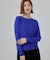 【毛玉軽減・洗濯機OK】キレイが続く ガーターボートネックニット