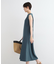 【洗える／UVケア／接触冷感／SETUP可能】麻混フィット＆フレアワンピース
