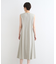 【洗える／UVケア／接触冷感／SETUP可能】麻混フィット＆フレアワンピース