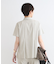 【洗える／UVケア／接触冷感／SETUP可能】麻混切り替えデザインブラウス