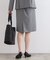 【定番スーツ／良質ウール】ストレートスカート
