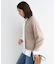 【カシミヤ混】ボリュームスリーブ ボトルネックニット