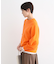 【カシミヤ混】ボリュームスリーブ ボトルネックニット