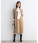 【洗える】サイドプリーツニットワンピース