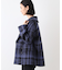 【日本製】ビッグチェック柄ショートコート