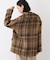 【日本製】ビッグチェック柄ショートコート