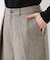 【日本製】ツイードワイドタックパンツ