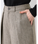【日本製】ツイードワイドタックパンツ