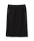 【洗える／UVケア／スーツ】ストレッチストレートラインスカート