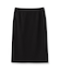 【洗える／UVケア／スーツ】ストレッチストレートラインスカート
