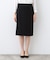 【洗える／UVケア／スーツ】ストレッチストレートラインスカート