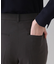 【日本製／トリアセテート混】テーパードパンツ