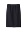 【日本製／インポート素材】ウールストレッチ ストレートスカート