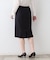 【日本製／インポート素材】ウールストレッチ ストレートスカート