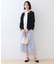 【洗える】凹凸素材シンプルブルゾン