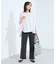 【新登場！褒められデニム】ワイドストレート デニムパンツ