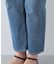 【新色登場！褒められデニム】スリムストレート デニムパンツ