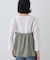 【2点セット／洗える】カセット服 キャミ＆ブラウス セットトップス