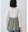 【2点セット／洗える】カセット服 キャミ＆ブラウス セットトップス