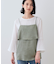 【2点セット／洗える】カセット服 キャミ＆ブラウス セットトップス