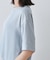 【洗える】裾シアー半袖トップス