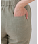 【日本製】リネンライクテーパードパンツ