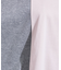 【洗える／汗ジミ防止】バイカラー＆アシメヘム Tシャツ