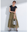 【2点セット／着回し◎】ノースリーブ＆ティアードスカート カセット服