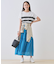 【2点セット／着回し◎】ノースリーブ＆ティアードスカート カセット服