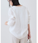 【洗える】フレンチリネンシャツ