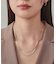 レイヤードチェーンネックレス