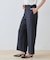 【通勤スーツ】ドライタッチワイドパンツ
