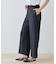 【通勤スーツ】ドライタッチワイドパンツ