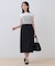 【シワになりにくい】コットンライクストレートスカート