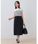 【シワになりにくい】コットンライクストレートスカート